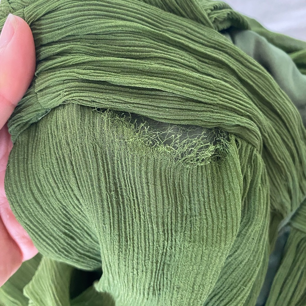 Elegant Green Maxi dress bcbgmaxazria - Picture 8 of 10